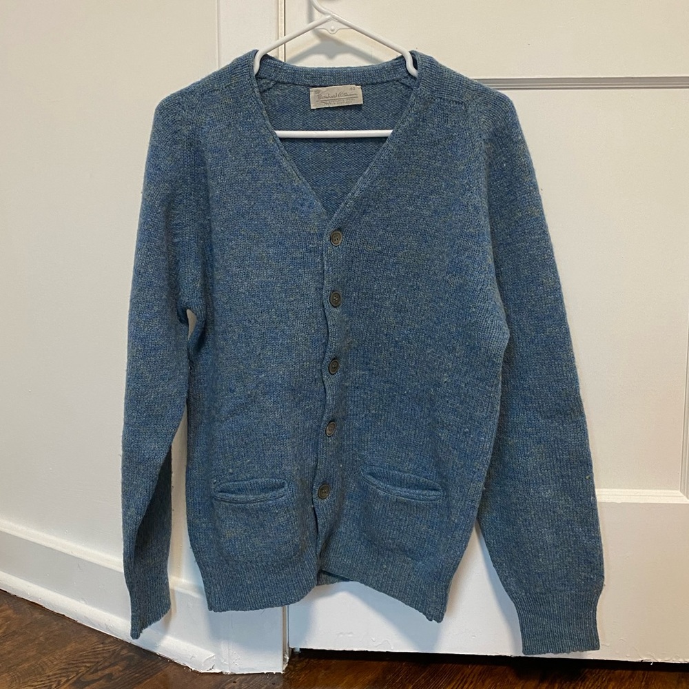 Vintage Bernhard Altmann 100% Shetland Wool Cardigan